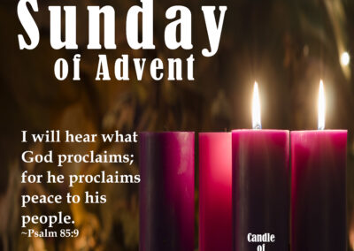 Second Sunday of Advent - Peace - Year B